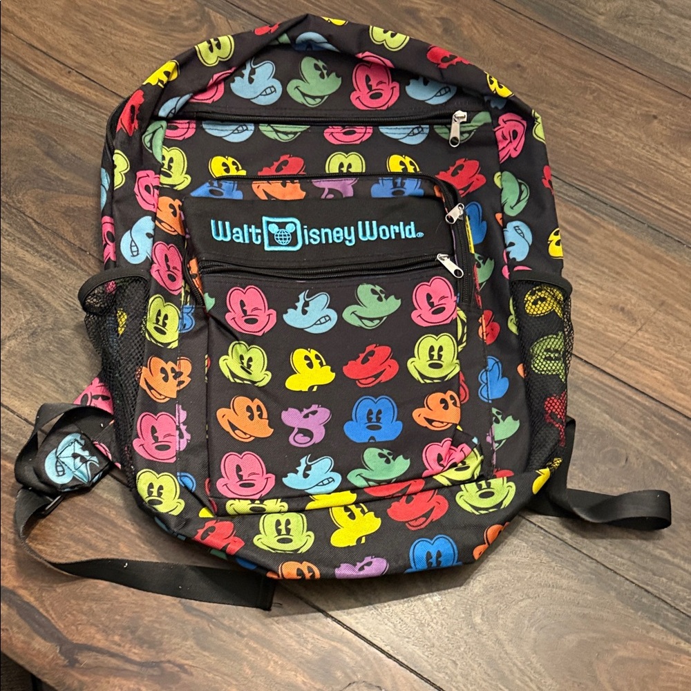 Disney Parks Colorful Mickey Mouse Backpack - Picture 1 of 5